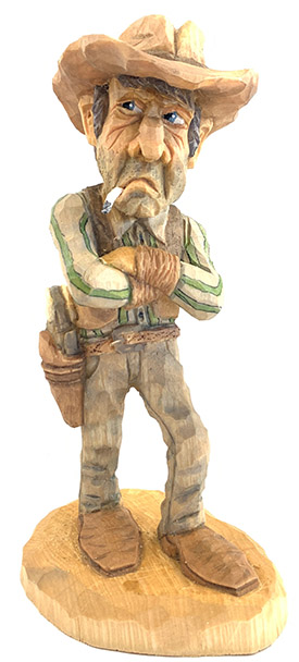 Bart carving rough out by Dale Green