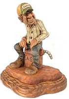 Boomer by Dale Green Wood Carving