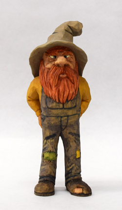 Darrel carving rough out by Dale Green