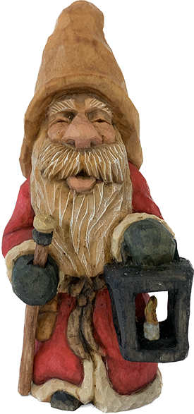 Light The Way Santa carving rough out by Dale Green