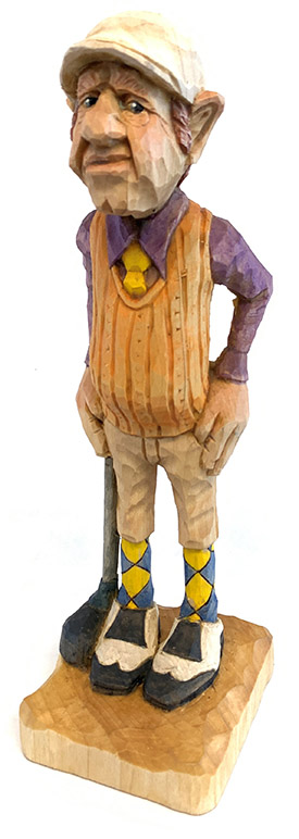 Long Ball carving rough out by Dale Green