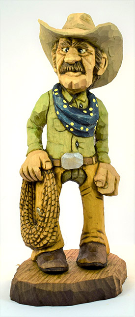 Roper carving rough out by Dale Green